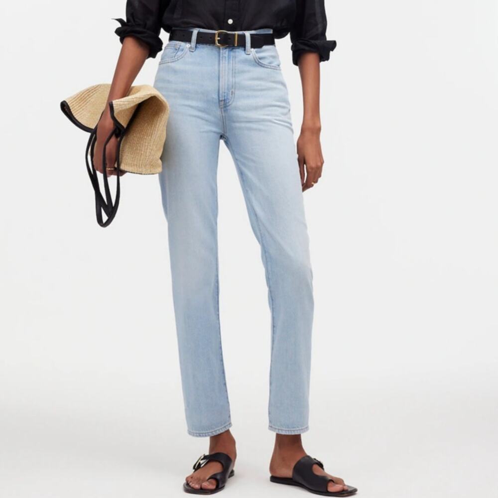 Madewell The Perfect Vintage Denim High Rise Straight Leg Jeans Blue 27 - Picture 2 of 11